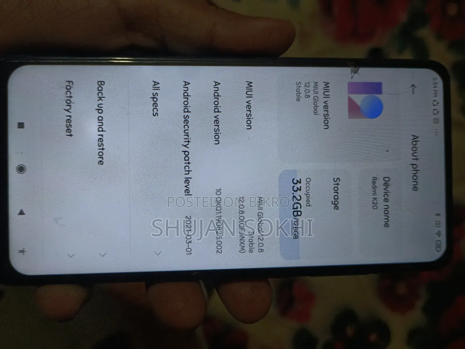 Xiaomi Redmi K20 128 GB Purple