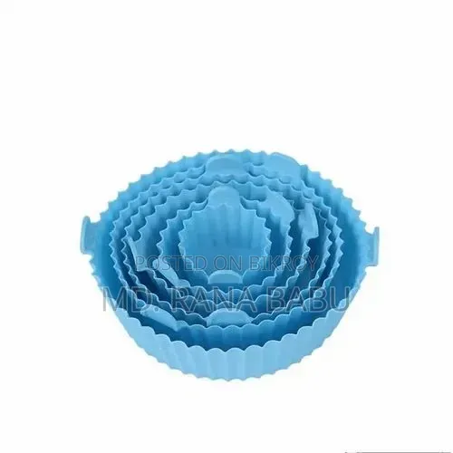 6pcs Silicone Air Fryer Oven Mat Set Food Grade Mold