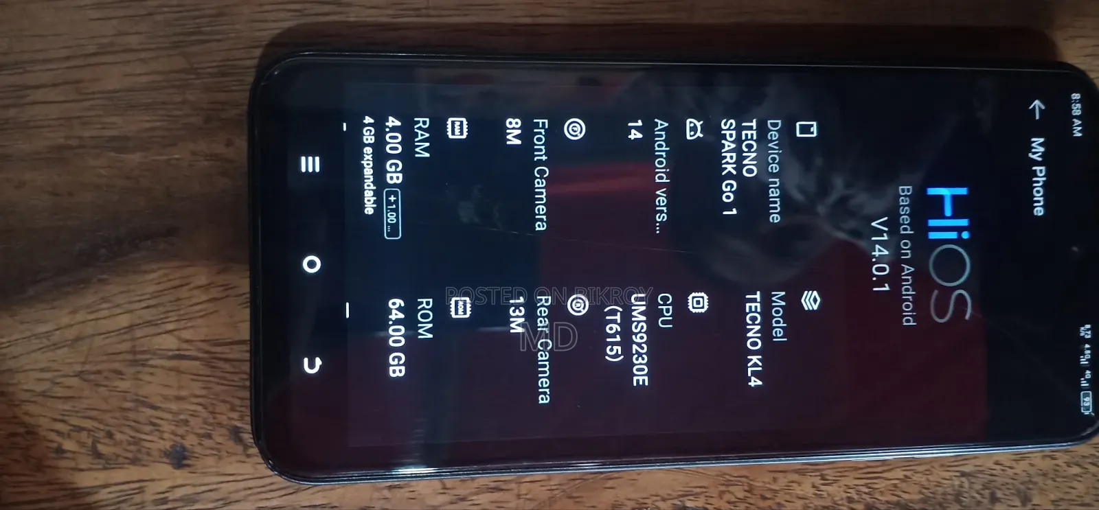 Tecno Spark Go 64 GB Black