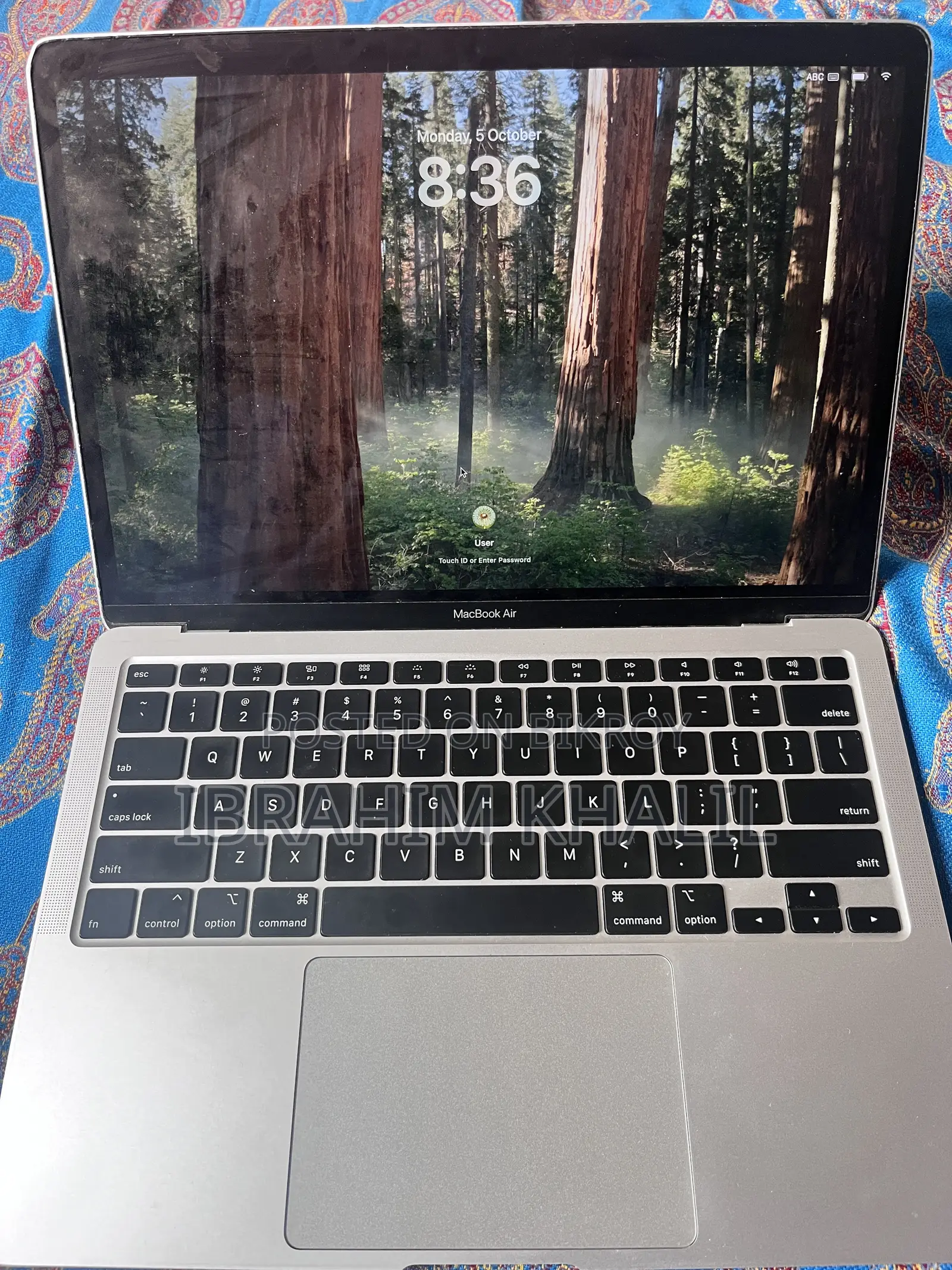 Laptop Apple MacBook Air 2020 M1 8GB Intel Core i3 SSD 256GB