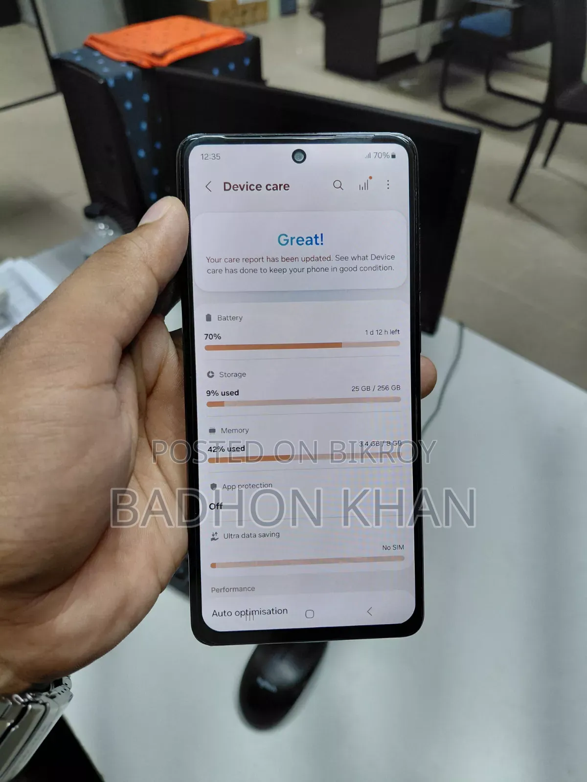 Samsung Galaxy A72 256 GB Black