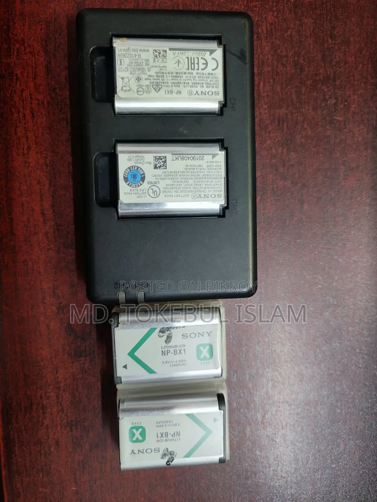 Sony Original NP-BX1 Battery 4pcs + Dual Charger – ZV-1/RX100