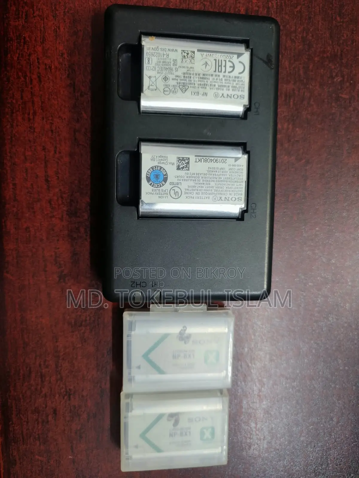 Sony Original NP-BX1 Battery 4pcs + Dual Charger – ZV-1/RX100