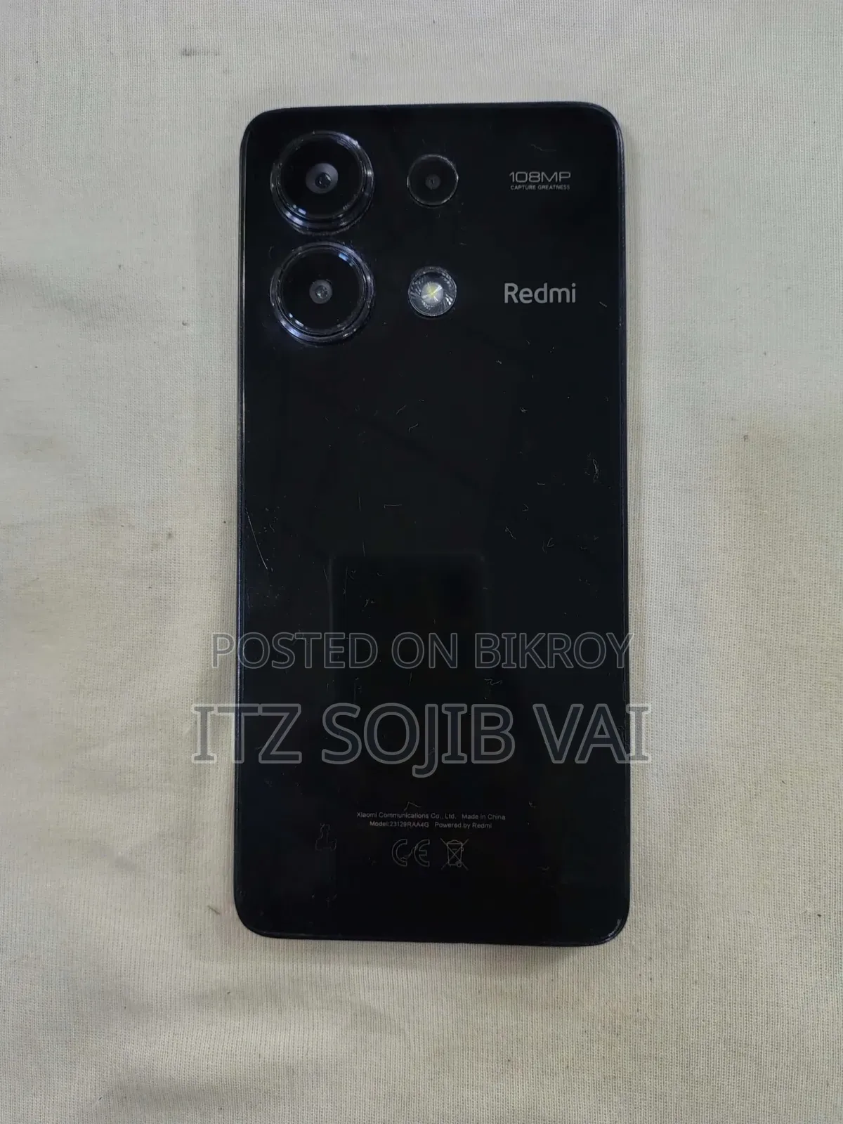 শাওমি রেডমি নোট ১৩ ২৫৬ জিবি কালো