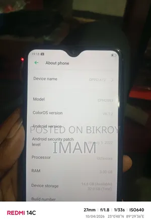 Oppo A12 64 GB Green