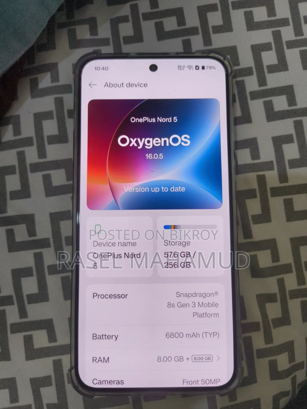 OnePlus Nord 5 256 GB Blue