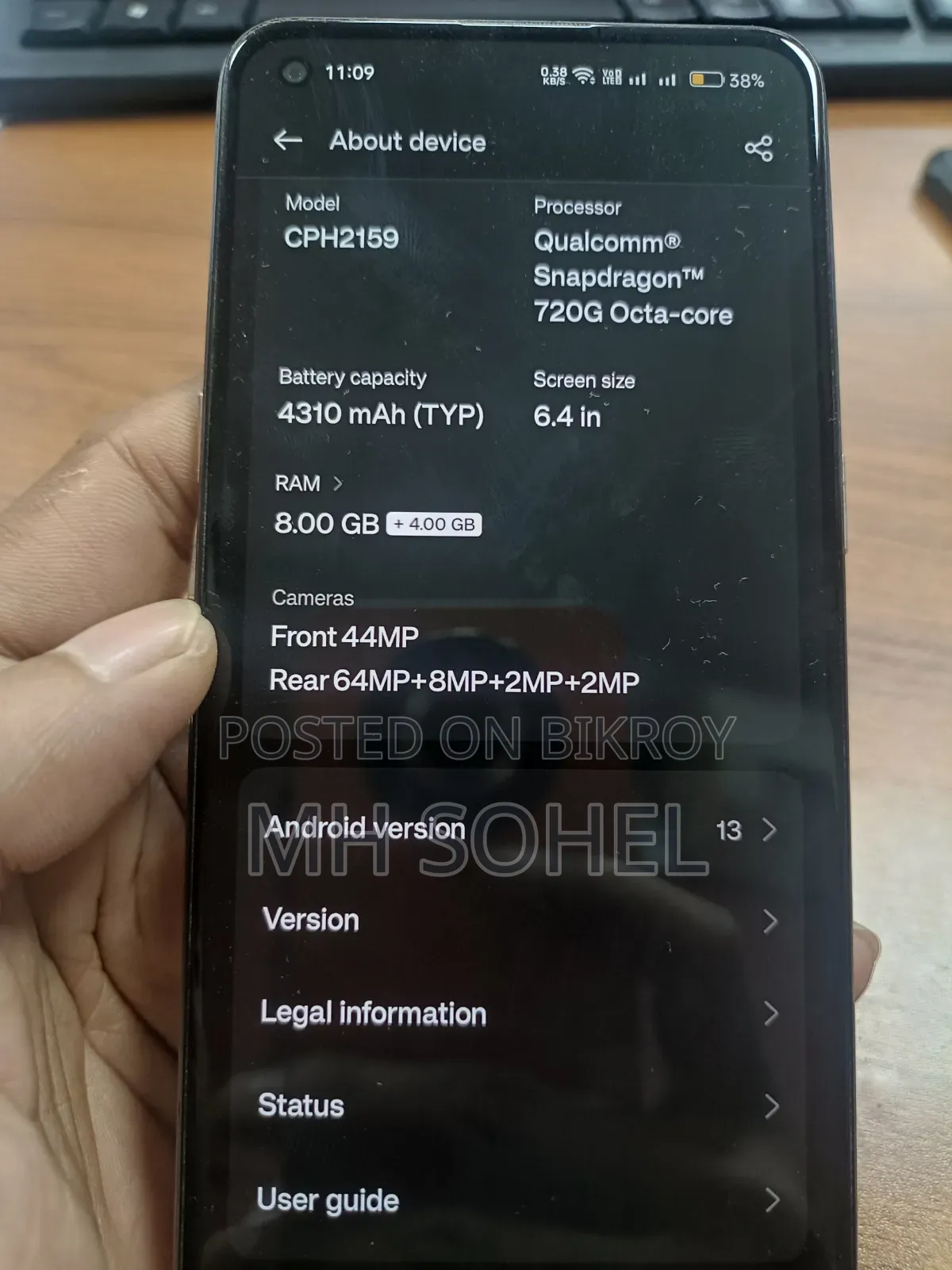Oppo Reno 128 GB Black