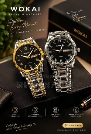 WOKAi Water-Resistant Smart Fashionable Watch for Men
