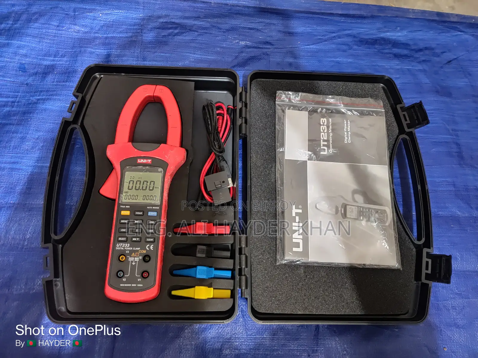 Uni-T Ut233 Digital Power Clamp Meter