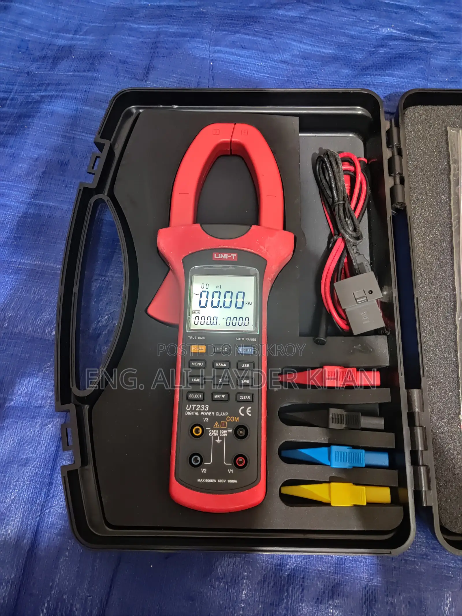 Uni-T Ut233 Digital Power Clamp Meter
