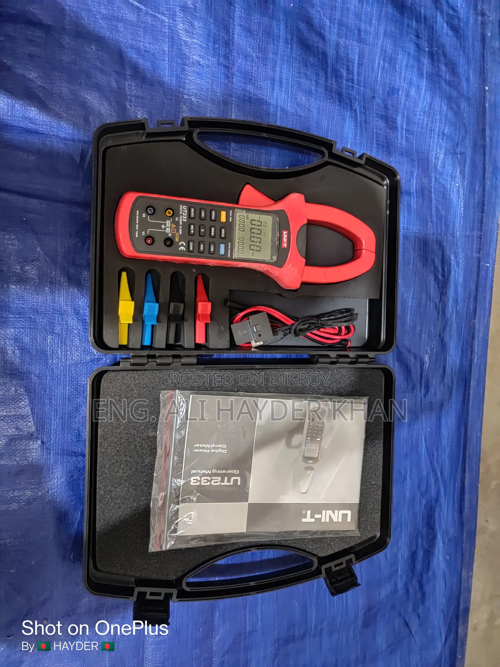 Uni-T Ut233 Digital Power Clamp Meter
