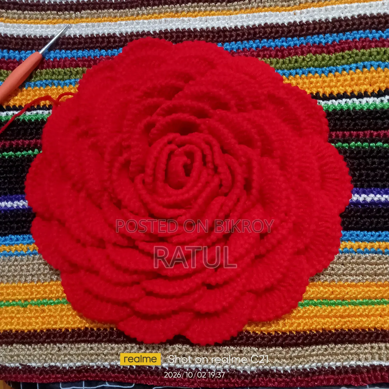 Cross Crochet Bag