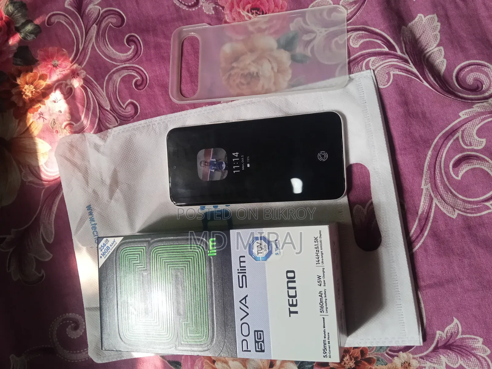 Tecno Pova Slim 5G 256 GB White