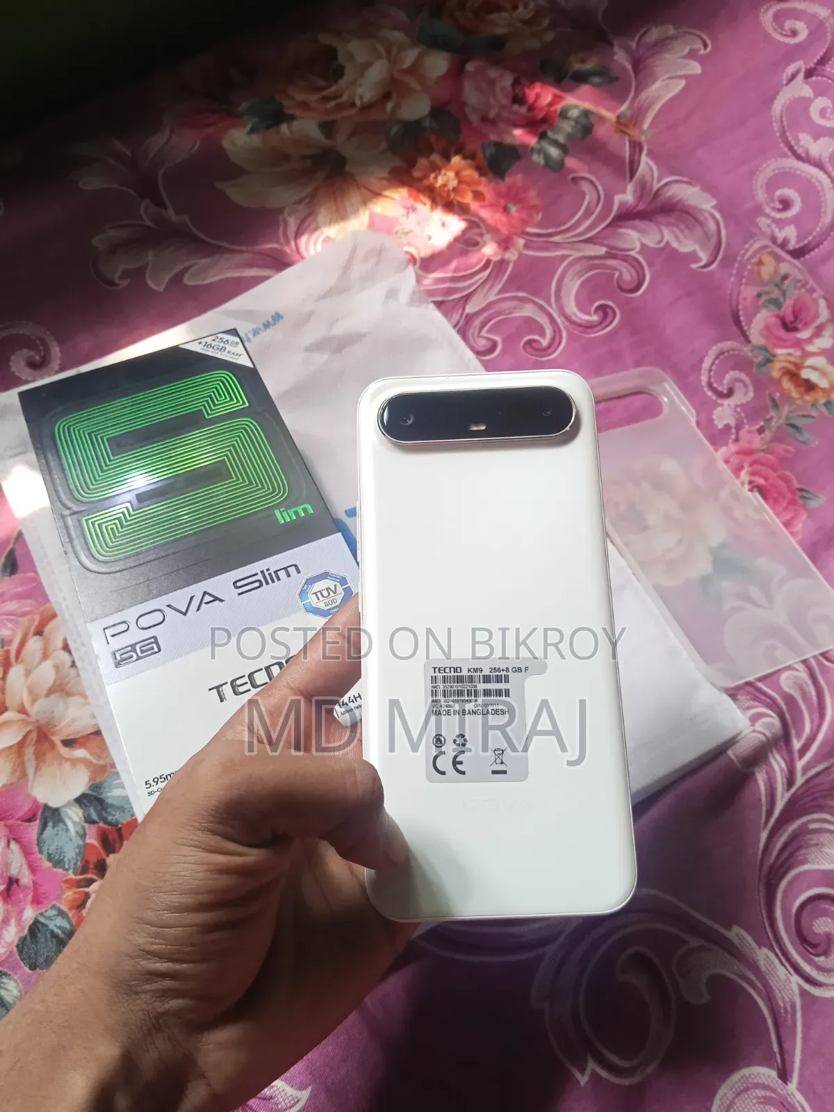 Tecno Pova Slim 5G 256 GB White