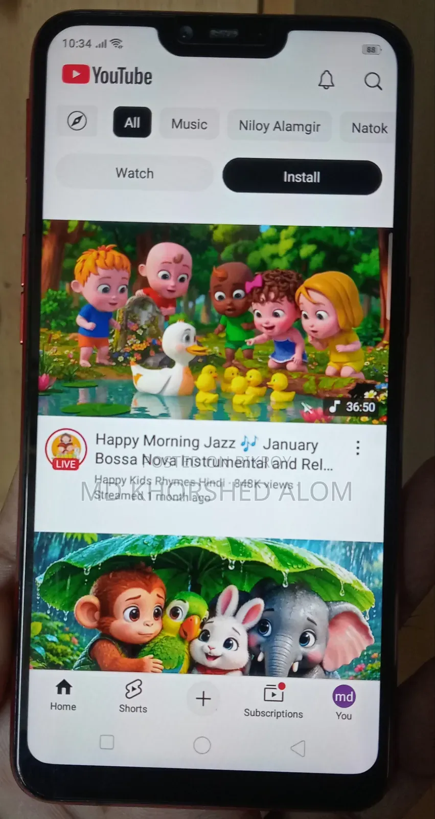 Oppo A3s 32 GB লাল