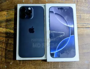 অ্যাপল আইফোন ১৬ প্রো ম্যাক্স ২৫৬ জিবি ব্ল্যাক