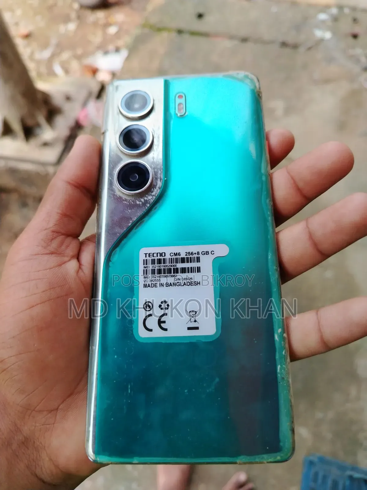 New Tecno Camon 40 Pro 4G 256 GB Blue