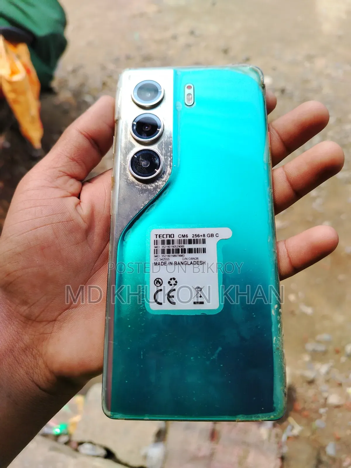 New Tecno Camon 40 Pro 4G 256 GB Blue