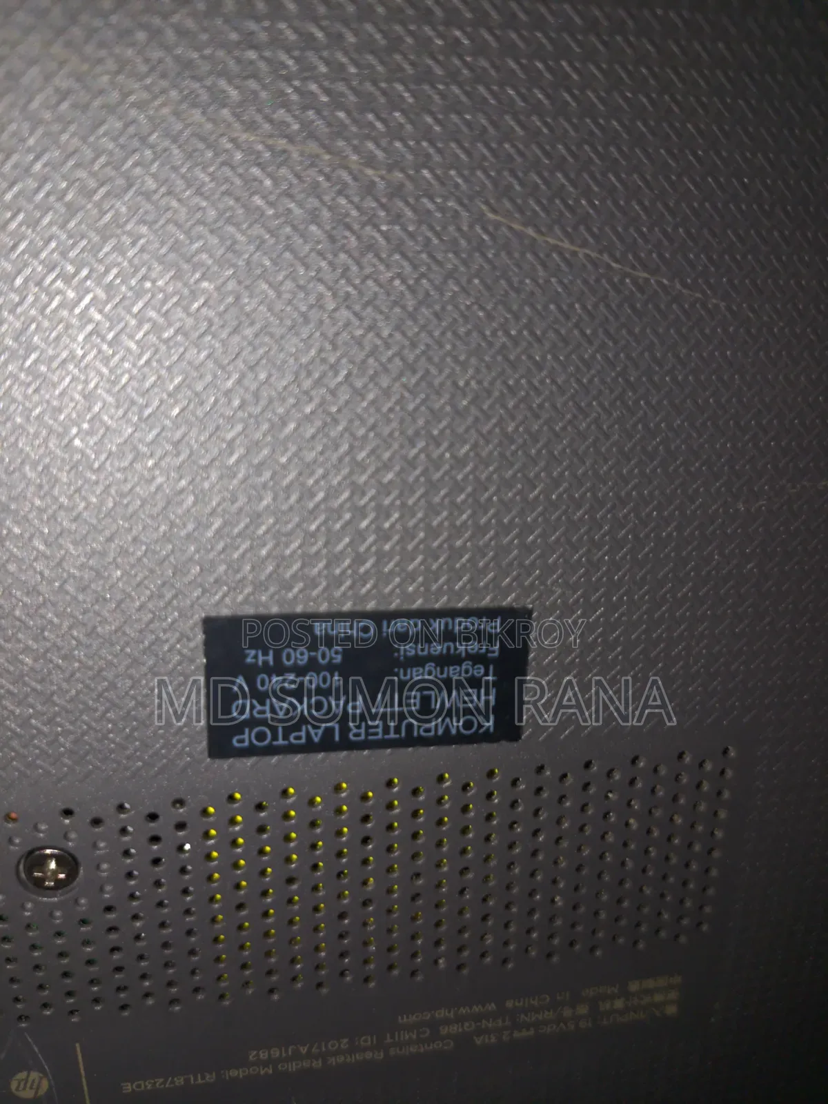 Laptop HP 15-fd1020ns 4GB Intel Core i3 Solid State Drive 128GB