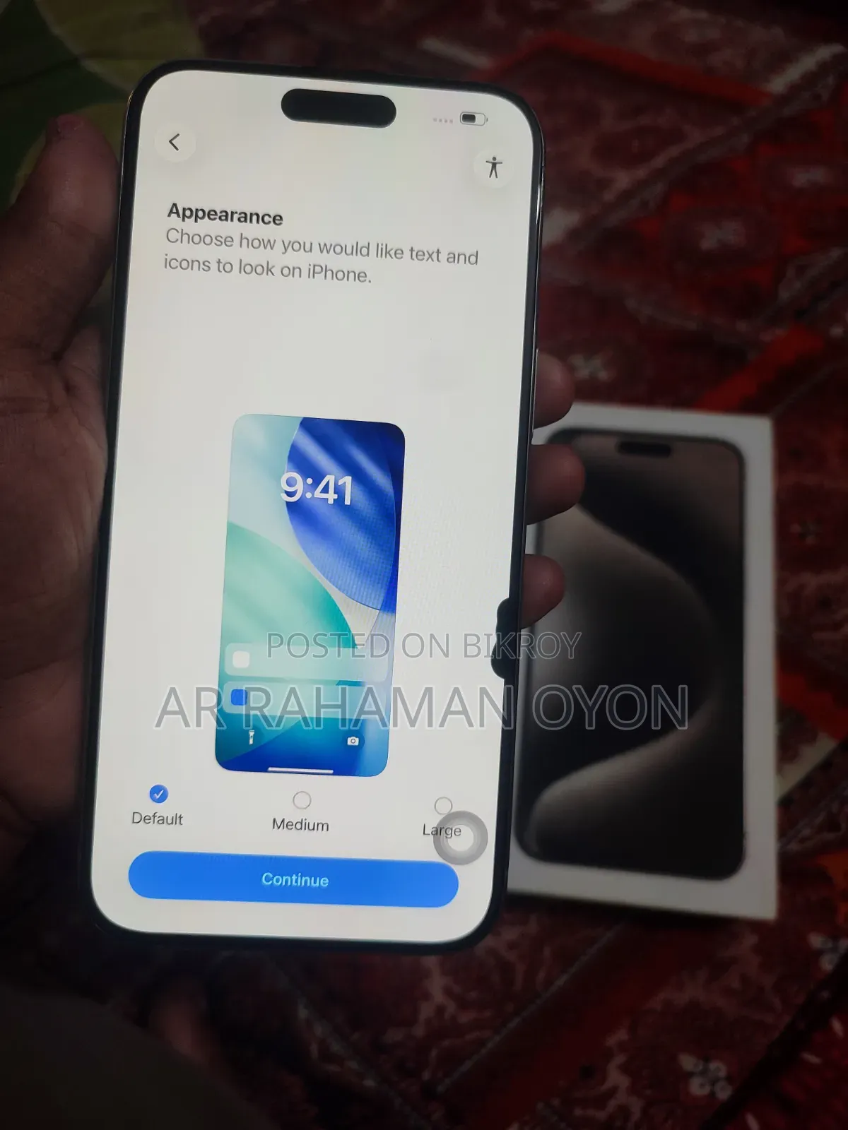 অ্যাপল আইফোন ১৫ প্রো ম্যাক্স ২৫৬ জিবি হোয়াইট
