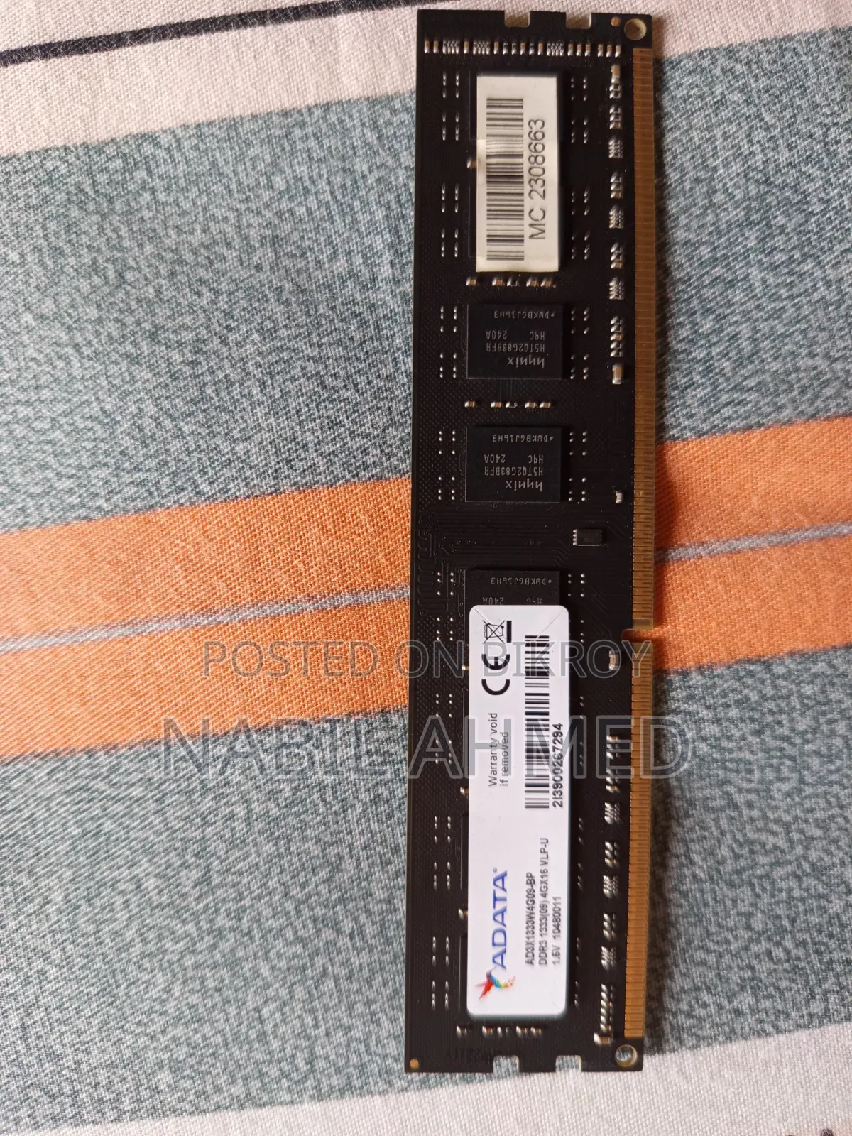 Ram DDR3 1333 Bus 4gb + 2 Gb