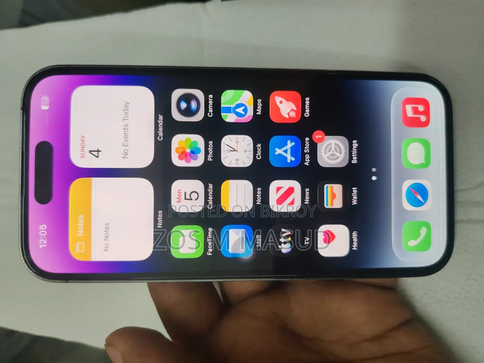 অ্যাপল আইফোন ১৪ প্রো ১২৮ জিবি পার্পল