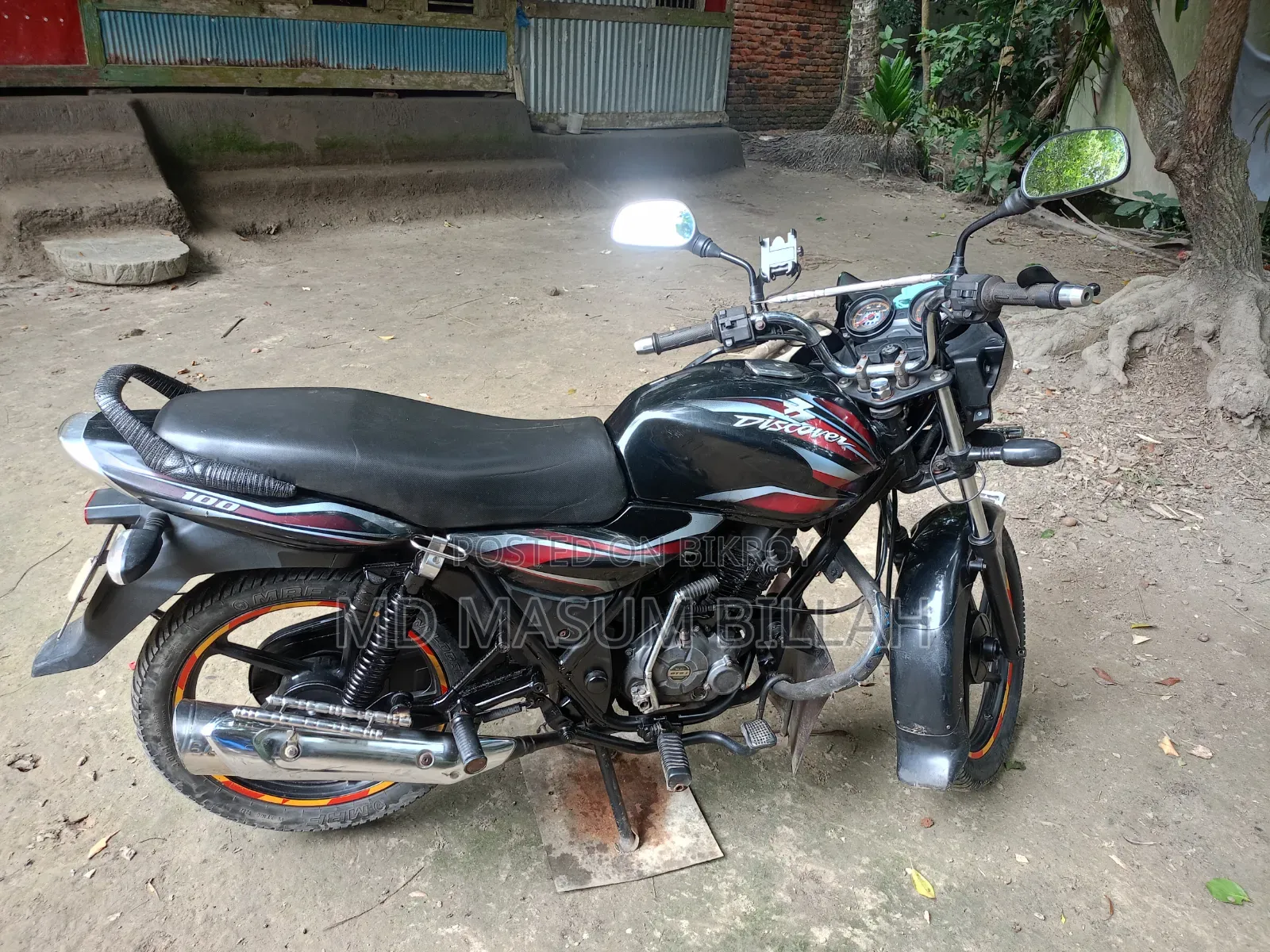 New Bajaj Discover 100 2018 Black