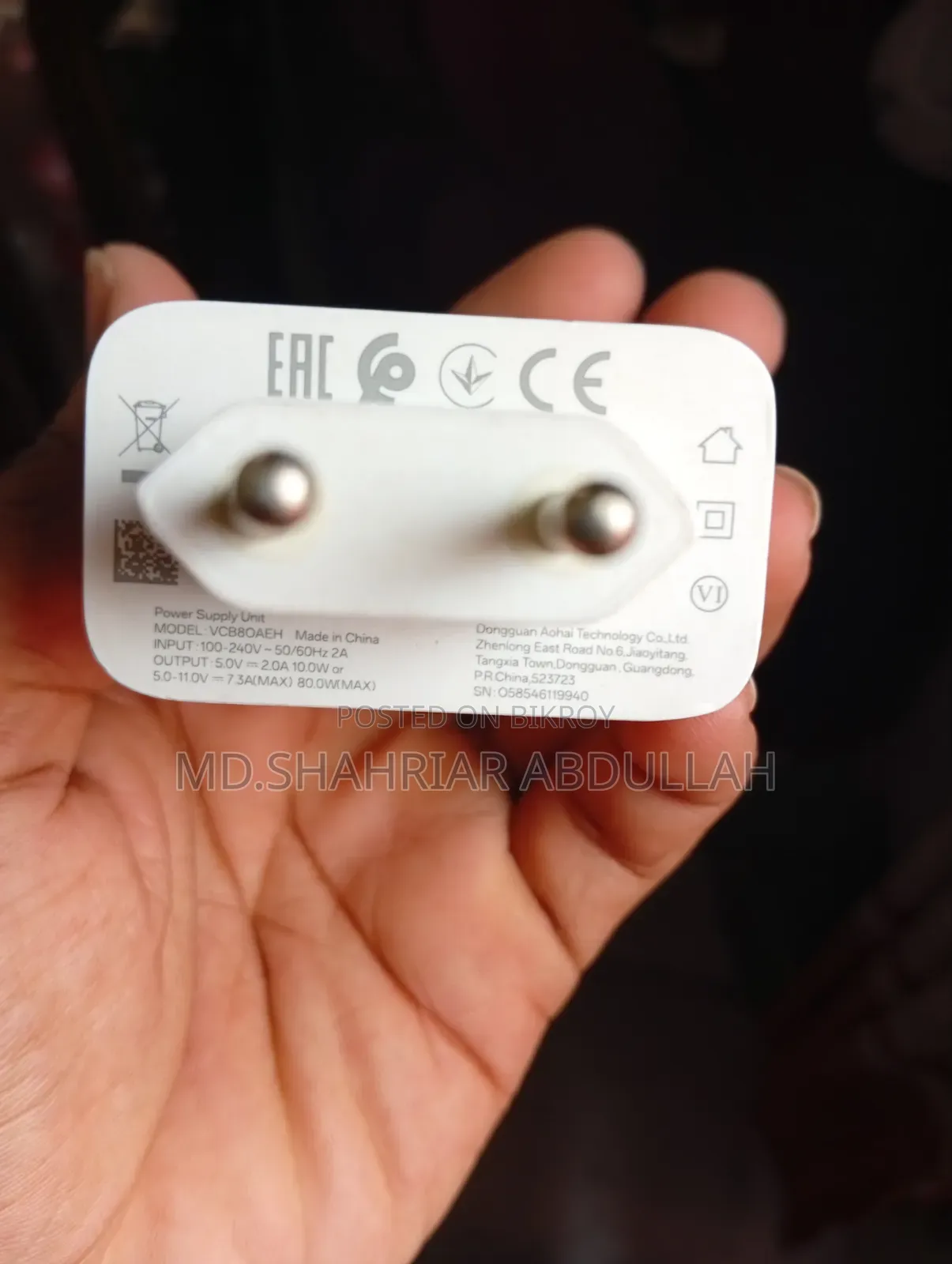 Realme 15t Phone Original Charger 80W SUPERVOOC
