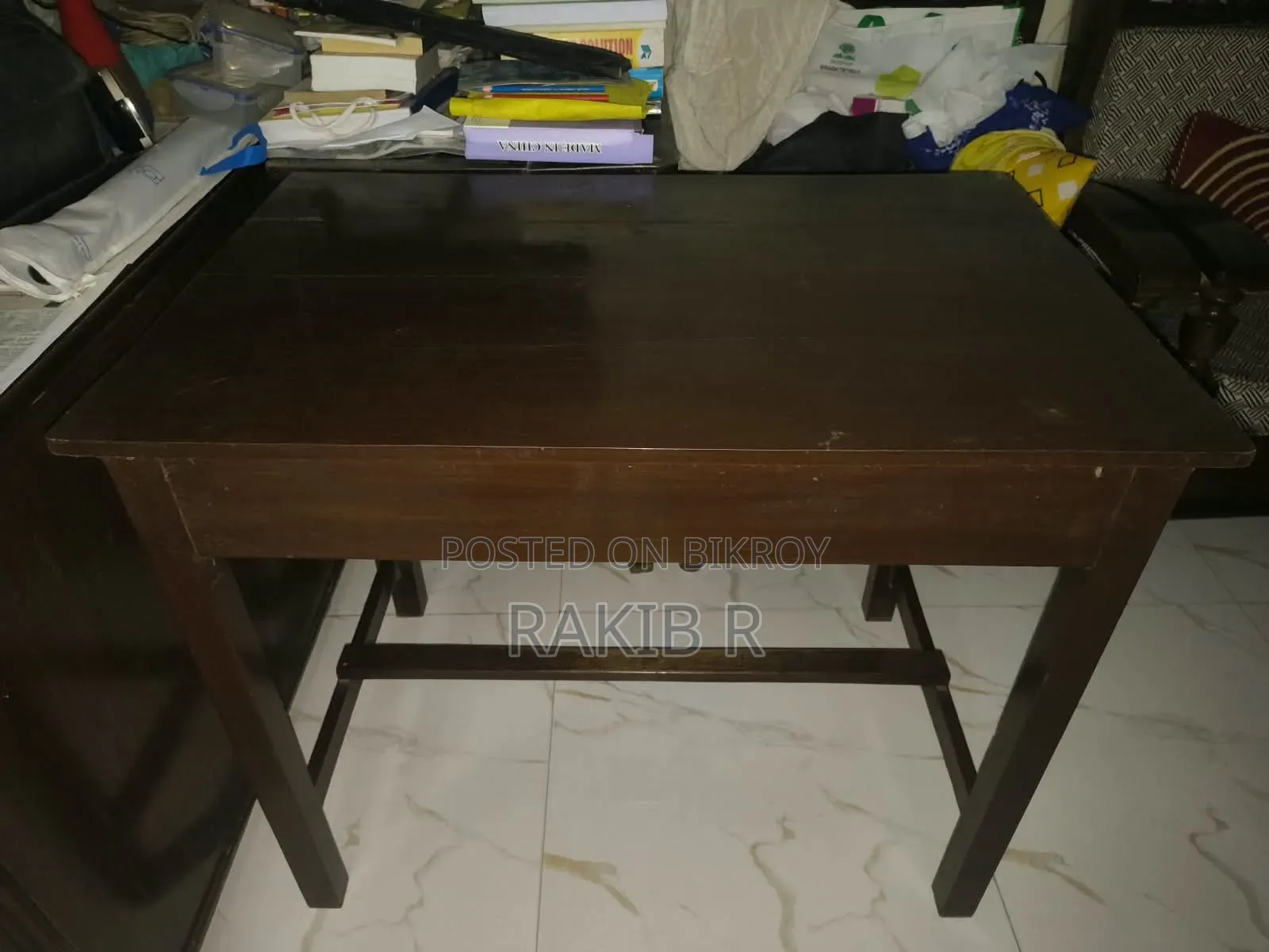 Garjan Wood Table + Chair Set
