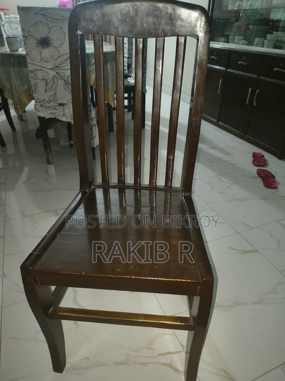 Garjan Wood Table + Chair Set