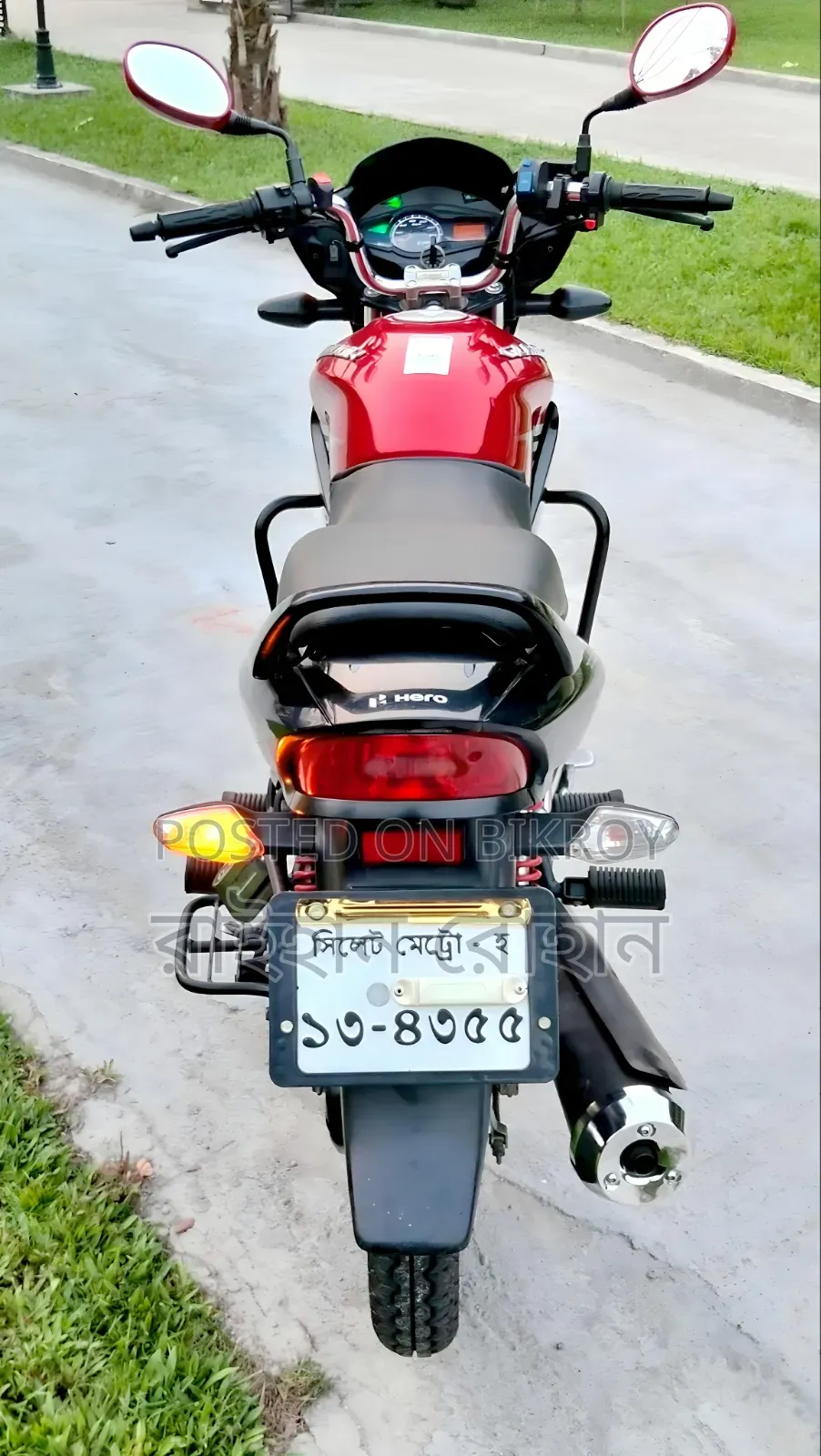 Hero Glamour 2024 Red