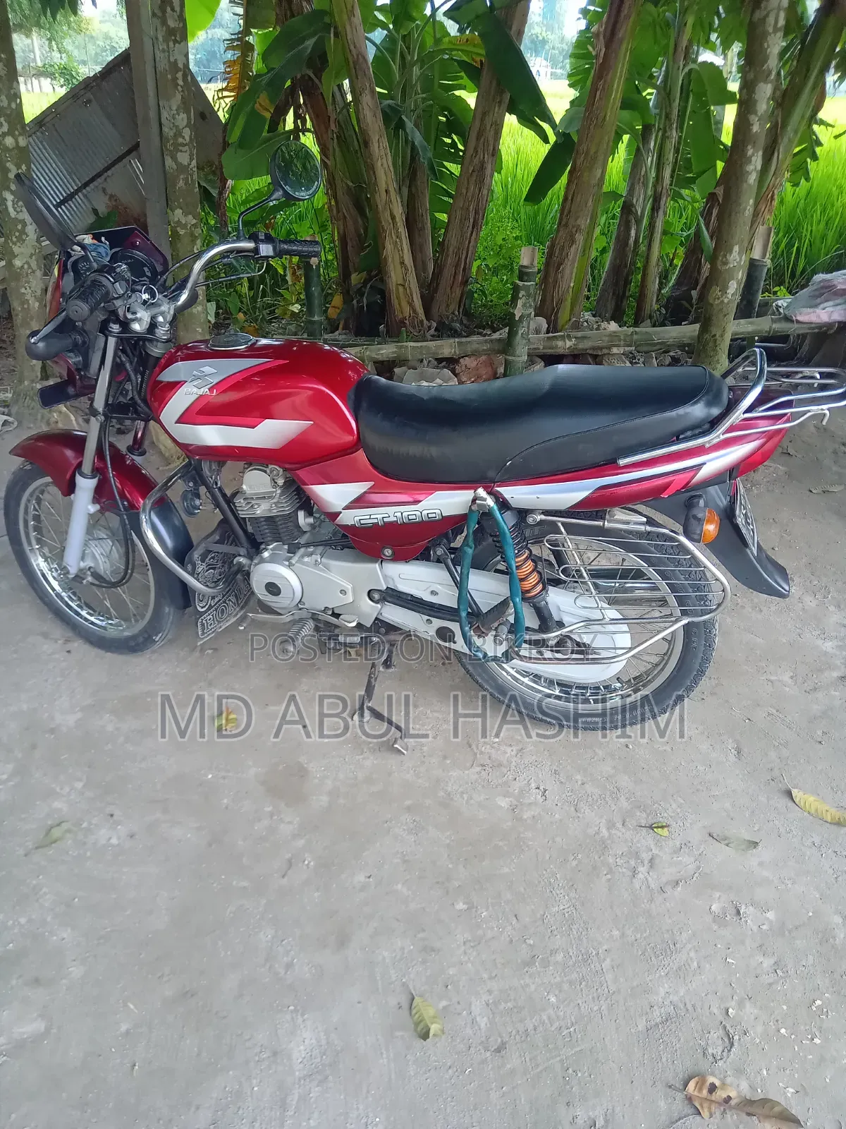 বাজাজ সিটি ১০০ ২০১০ লাল