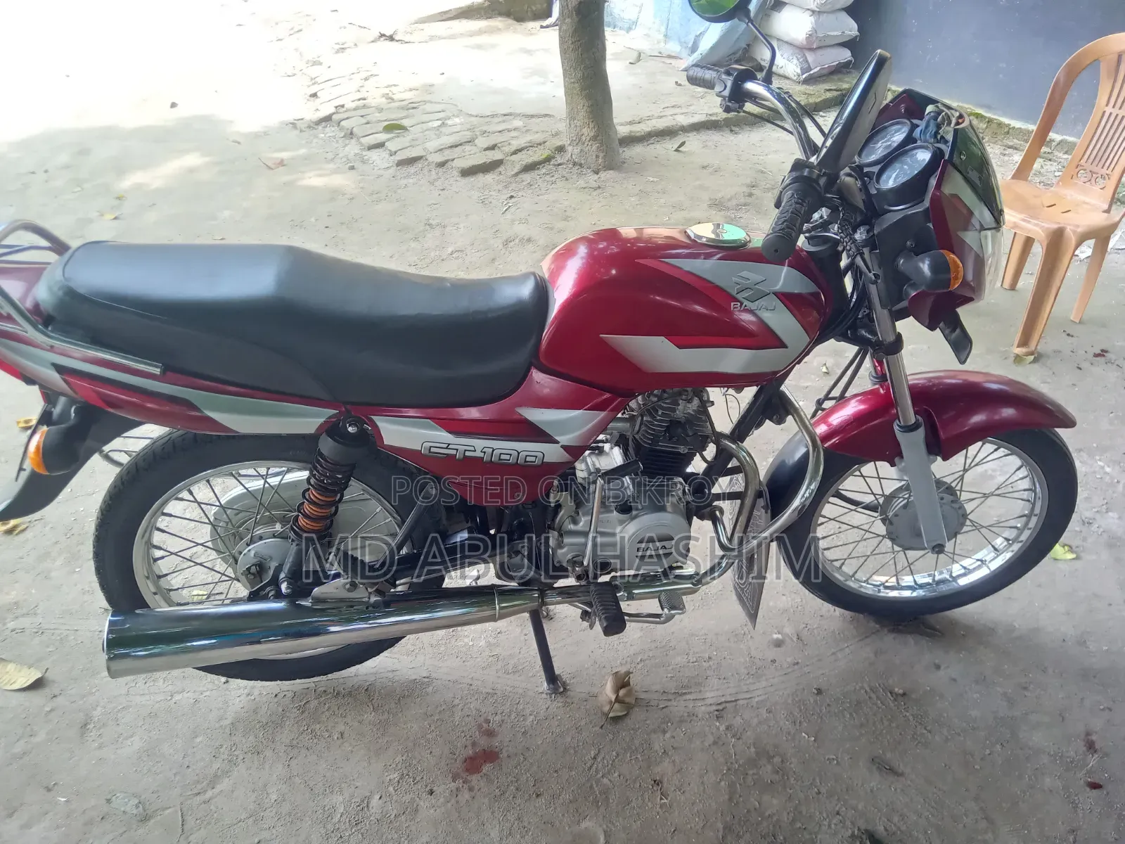বাজাজ সিটি ১০০ ২০১০ লাল