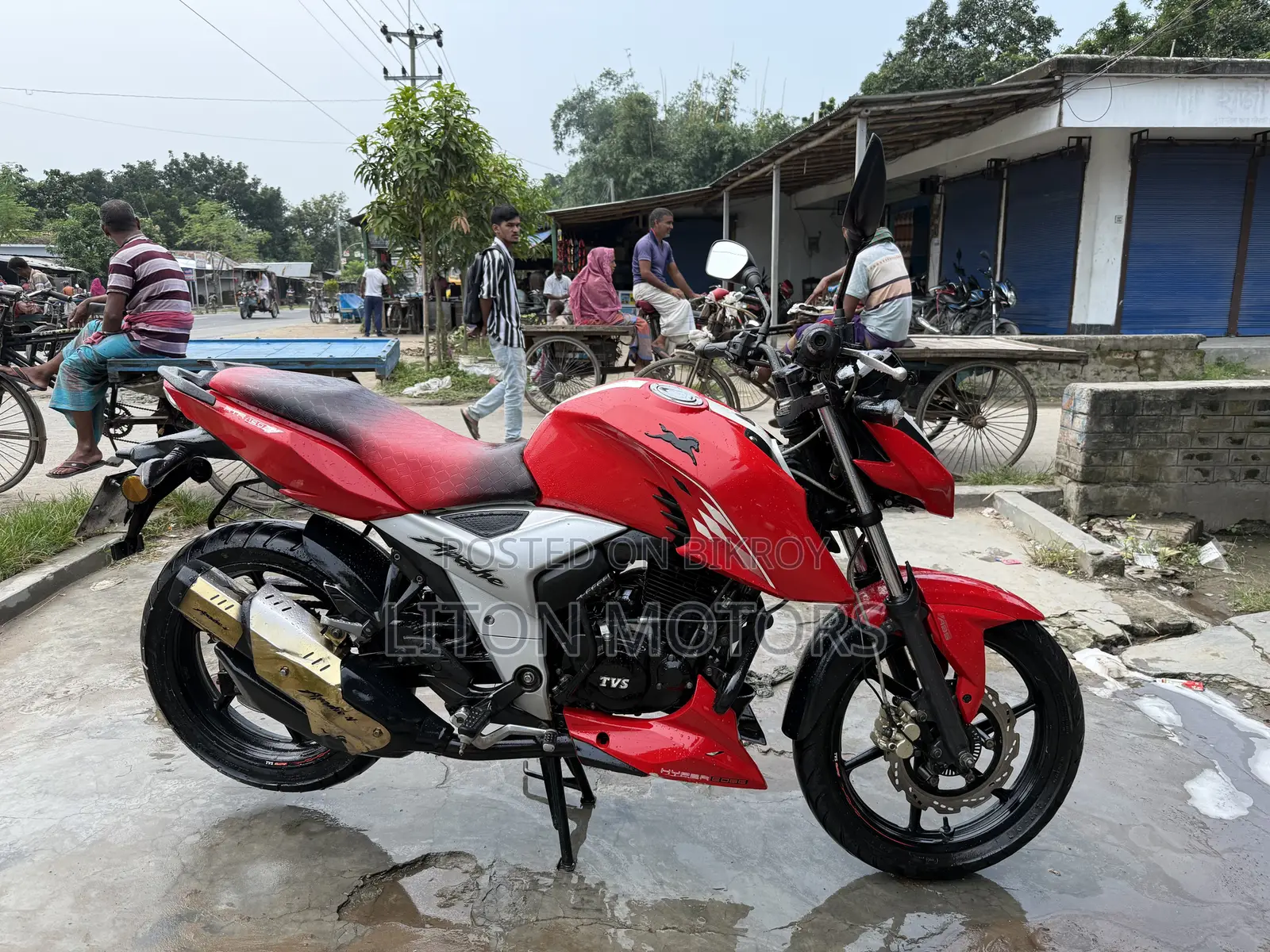 TVS Apache RTR 160 4V 2022 Red