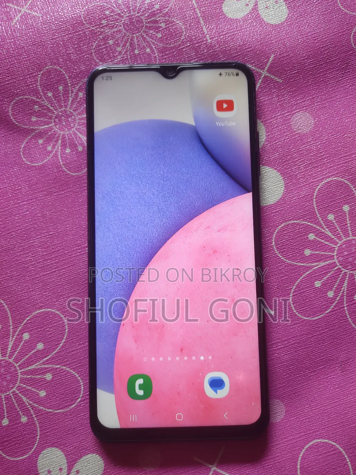 স্যামসাং গ্যালাক্সি এ০৩এস ৬৪ জিবি ব্লু