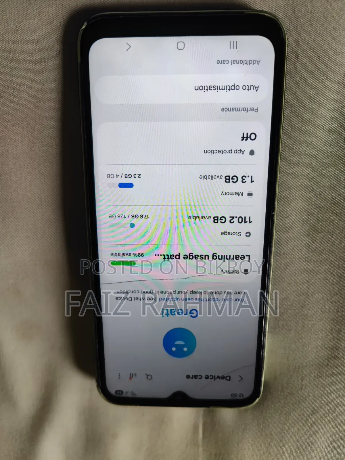 স্যামসাং গ্যালাক্সি এ১৪ ১২৮ জিবি নীল