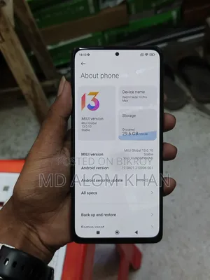 শাওমি রেডমি নোট ১০ প্রো ম্যাক্স ১২৮ জিবি গোলাপি