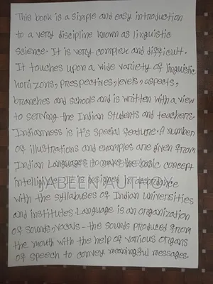 Handwritten Assignment, Letter,Notes