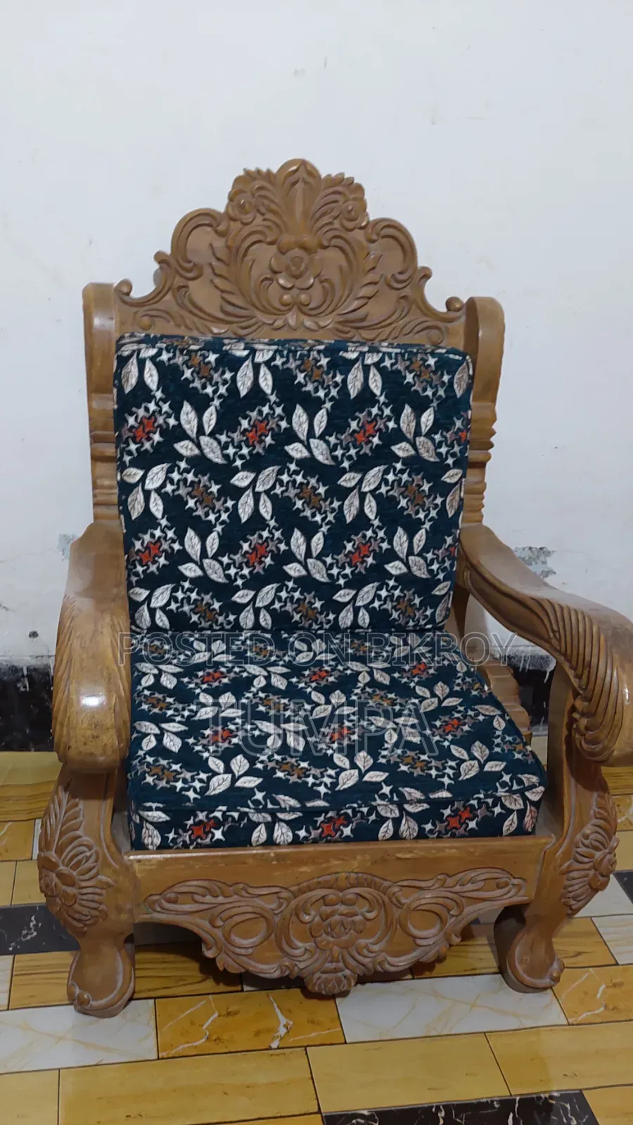 Chittagong Teak Single Sofa 1 Pcs