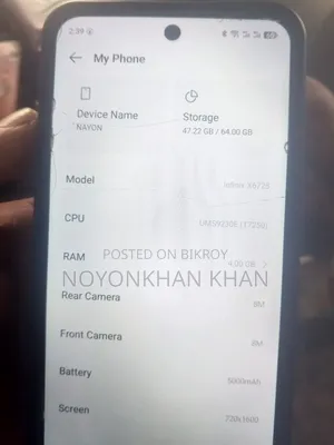 Infinix Smart 10 64 GB Silver