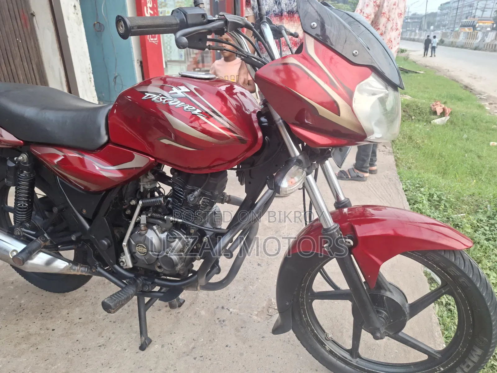 Bajaj Discover 100 2017 Red