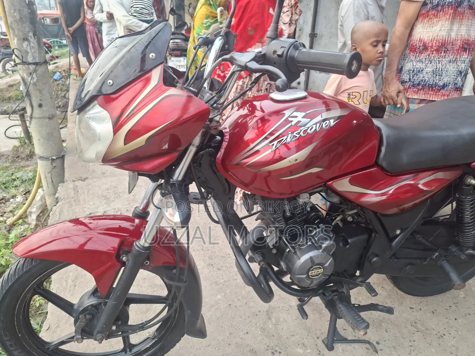 Bajaj Discover 100 2017 Red
