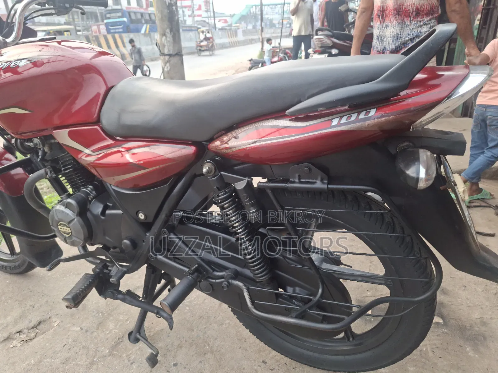 Bajaj Discover 100 2017 Red