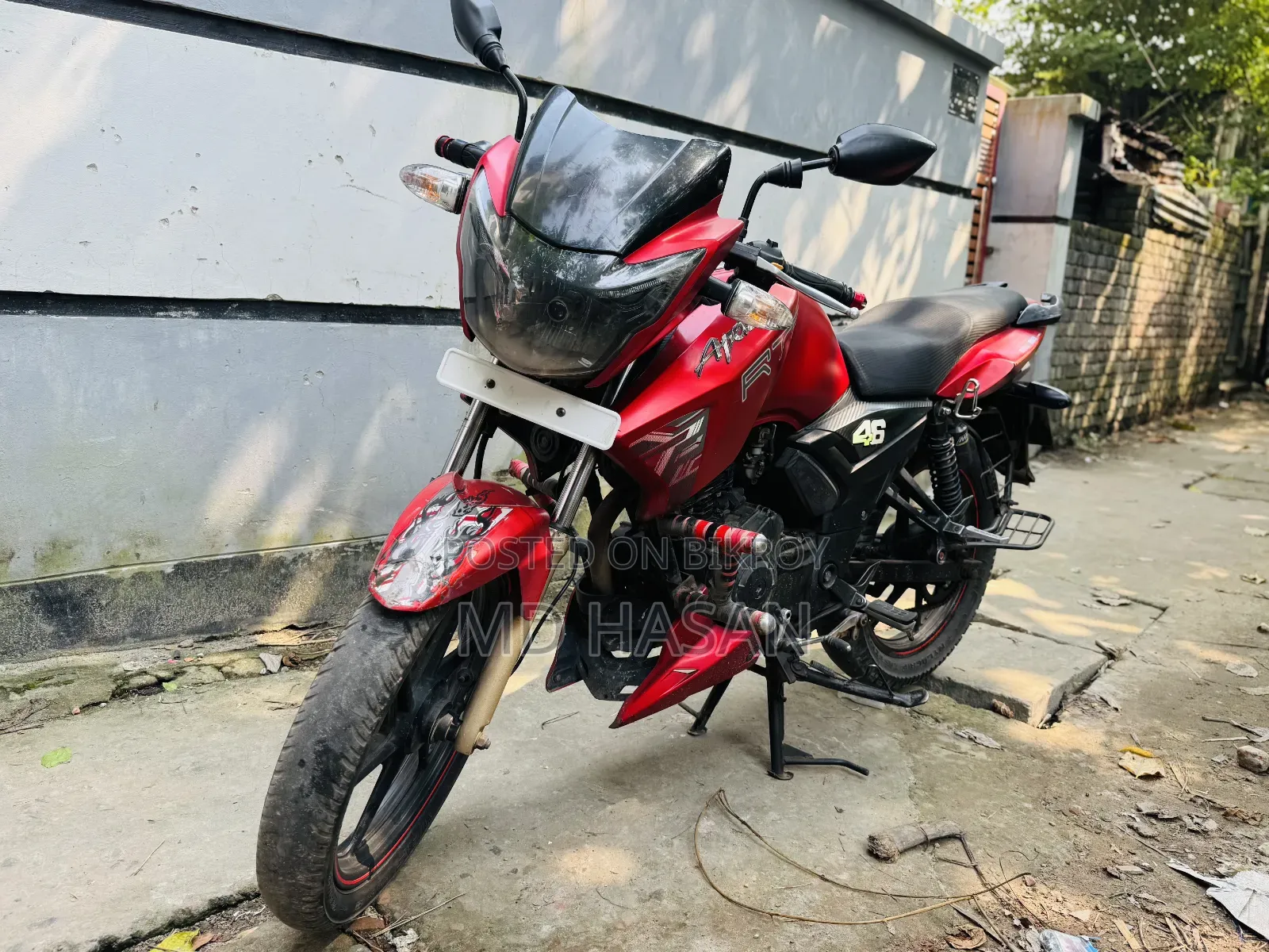 TVS Apache RTR 160 2V ২০২০ রেড