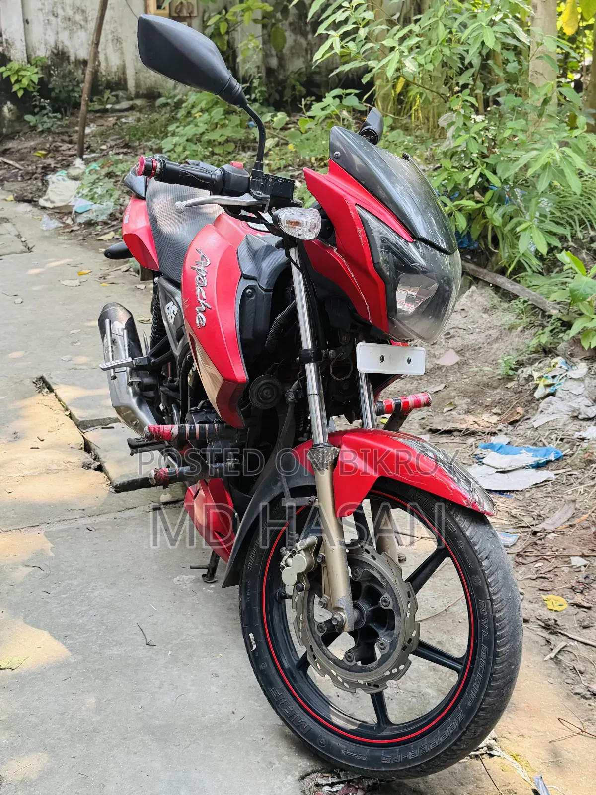 TVS Apache RTR 160 2V ২০২০ রেড