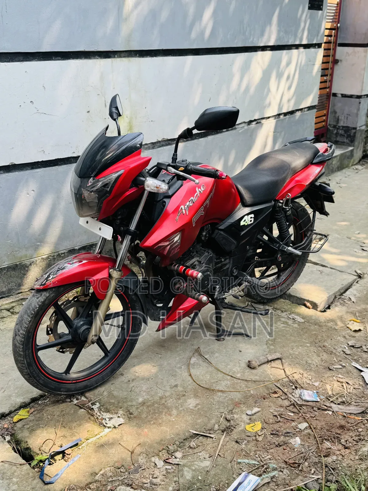 TVS Apache RTR 160 2V ২০২০ রেড