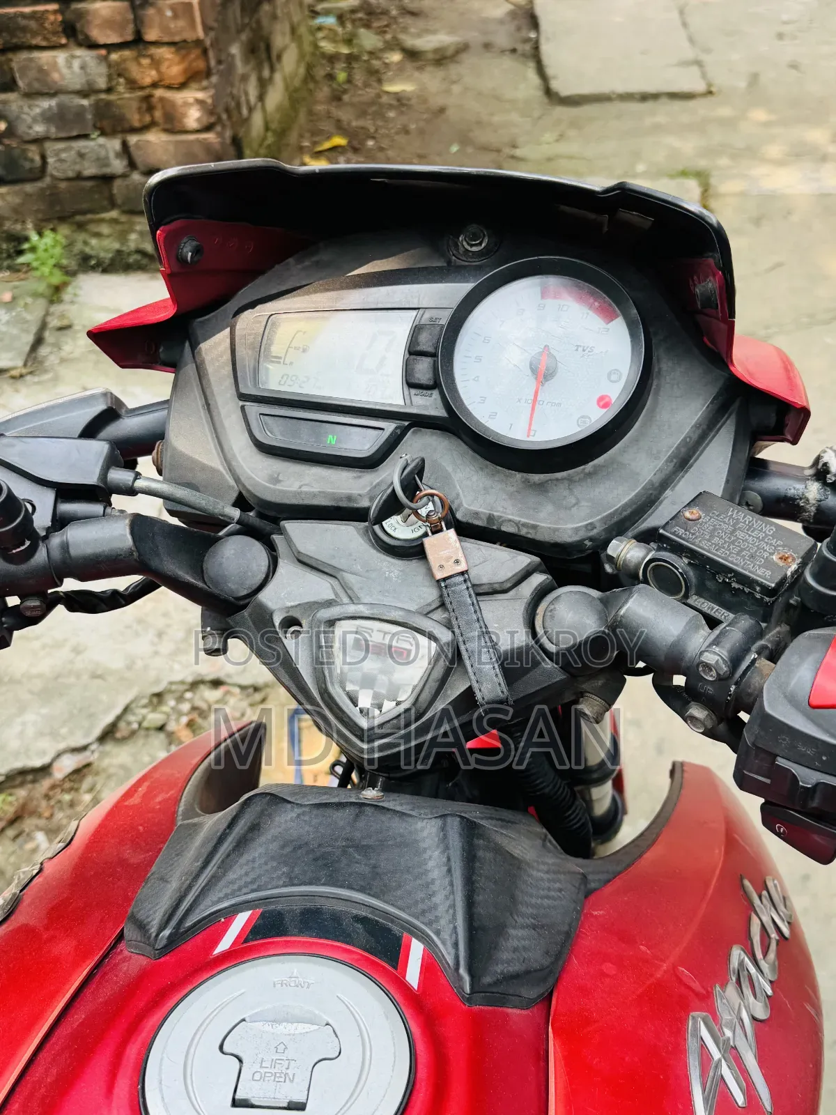 TVS Apache RTR 160 2V ২০২০ রেড