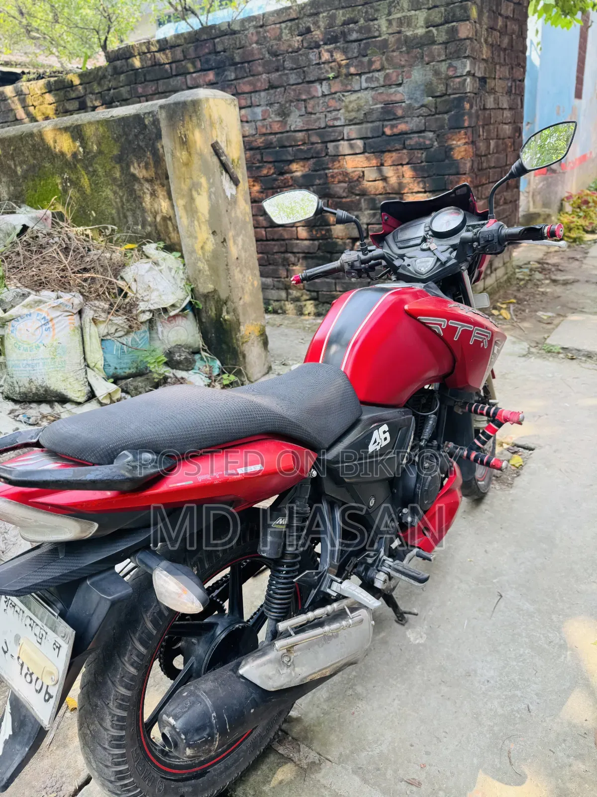 TVS Apache RTR 160 2V ২০২০ রেড