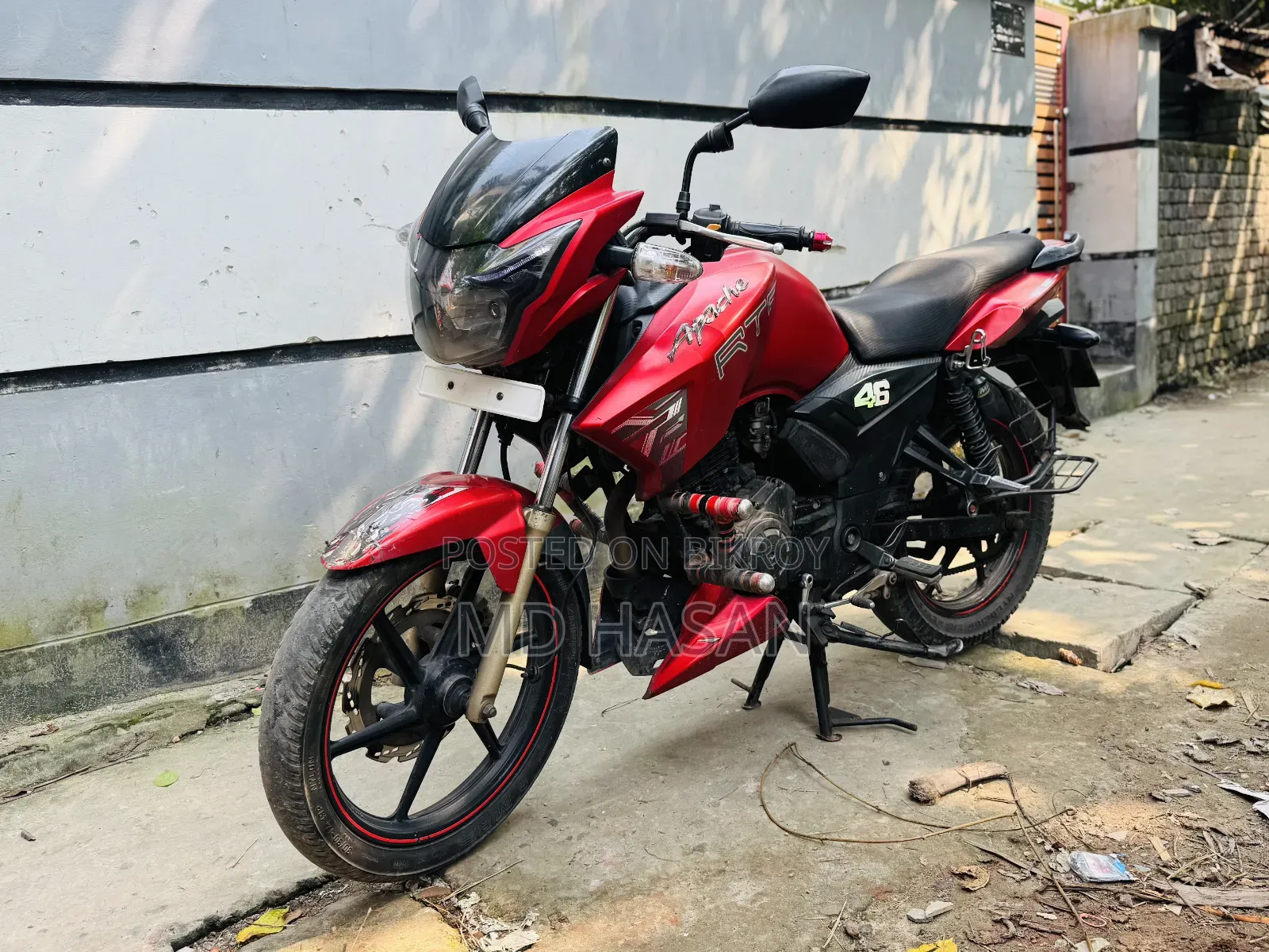 TVS Apache RTR 160 2V ২০২০ রেড