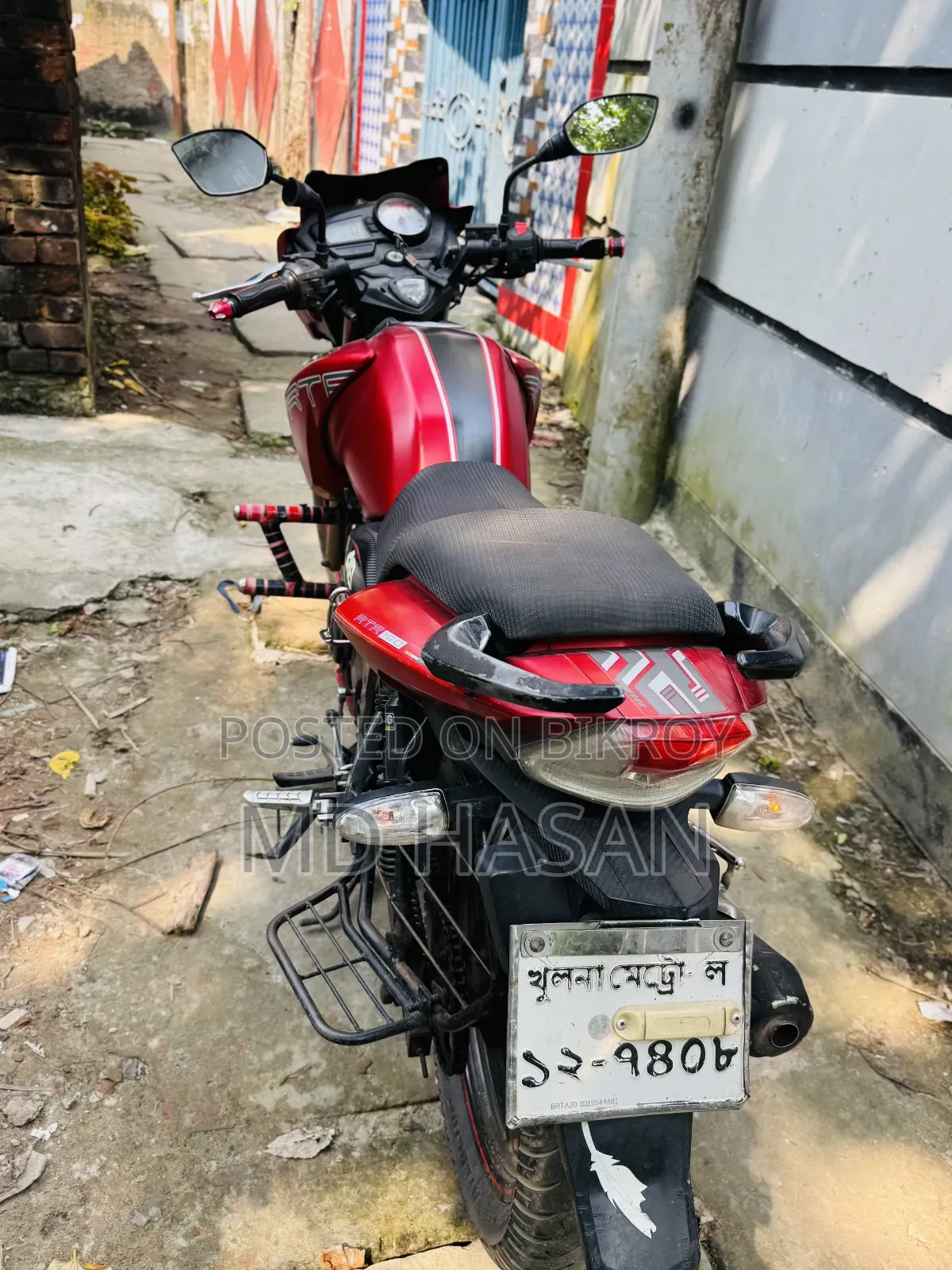 TVS Apache RTR 160 2V ২০২০ রেড